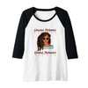 Womens Educated Motivated Elevated Melanated Black Queen Afro Hair Raglan