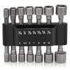 Nutmanel Socket Spanner, Socket Adapter, Hex Shank Metric Nut Driver