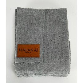 Nalakai Ring Sling Baby Carrier Soft Linen Baby Sling - Pebble Gray
