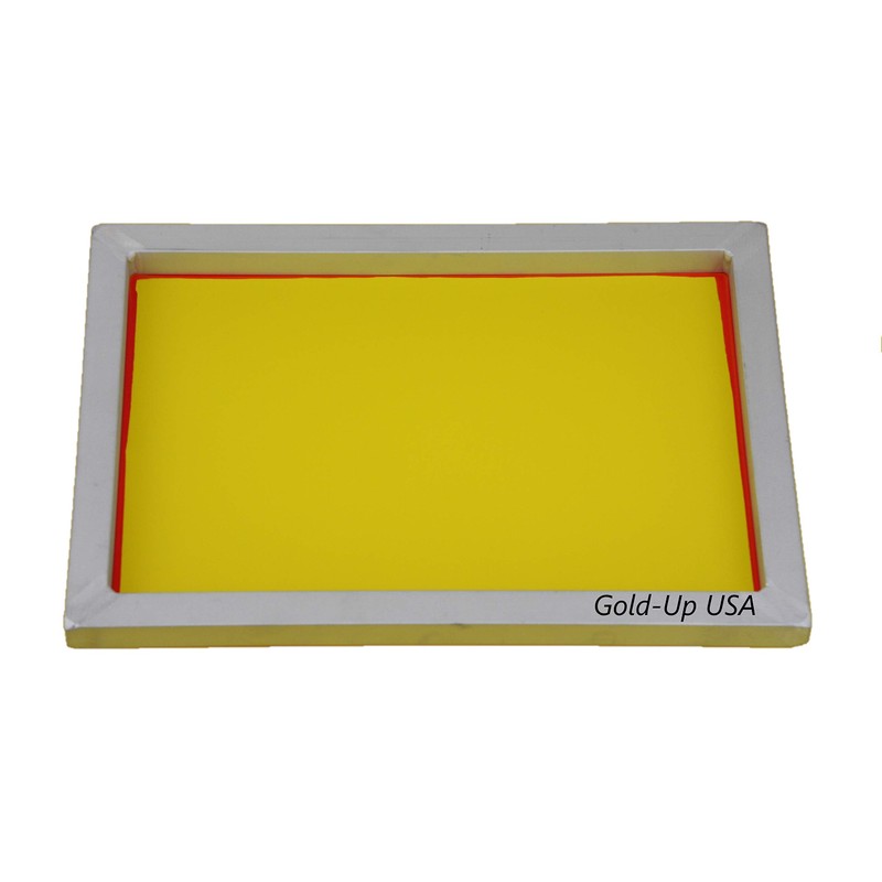 Aluminum Screen Printing Screens, Size 10 x 14 Inch Pre-Stretched