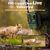 4G LTE Cellular Trail Camera with Pre-installed SIM Card, 2K