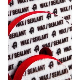 Adam's Polishes Premium Polisher Pads - Expertly Designed Ultra Soft Foam Applies Waxes, Sealants, Glazes - Color Coded to Match with Recommended Polishes or Compounds (5.5, Red Wax & Sealant Pad)