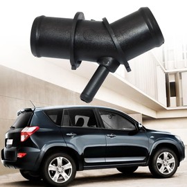 FZJDSD - Adaptador de tubo para manguera de radiador superior compatible con Toyota Rav4 2009 2010 2011 2012 reemplazar 16571-0V020 165710V020 16057-36011 1605736011