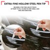 24 Packs Fillable 2-in-1 Paint Touch up Applicator Pens Precision
