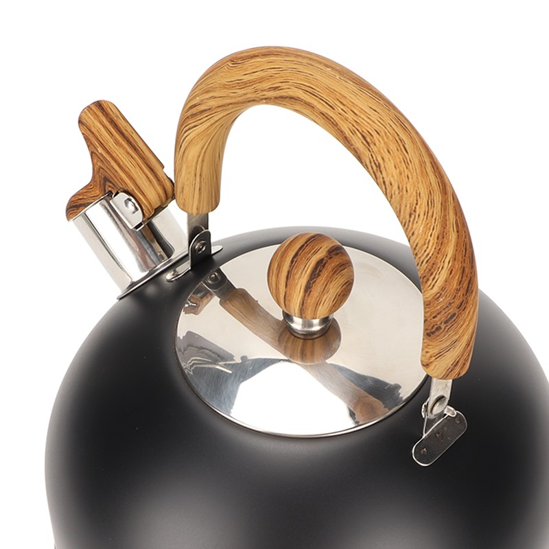 2.5L Stainless Steel Kettle Rustproof Prevent Scalding Whistling Teapot Tea