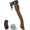 Wicing 15" Hatchet Axe Wood Handle 2Lbs Manganese Chopping Camping
