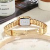 Reloj De Mujer Original Impermeable Moda Dorado