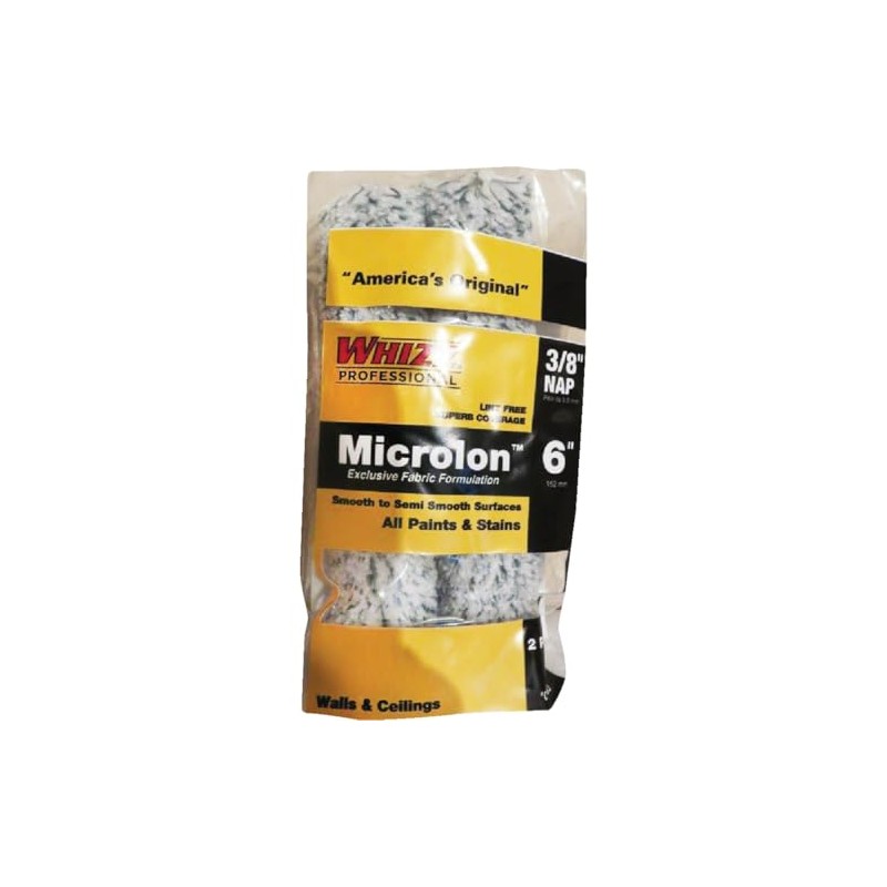 WORK TOOLS INTL 78016 Mini Roller Refill WHIZZ 2PK 6x3/8