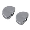 Yibuy 6pcs Silver Alloy Guitar Machine Head Buttons Tuning Pegs