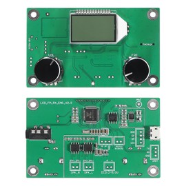 XIITIA 2pcs Digital FM Receiver Module, DC 3V-5V Radio Receiver Module Digital Stereo Board LCD Display DSP PLL 76.0MHz-108.0MHz