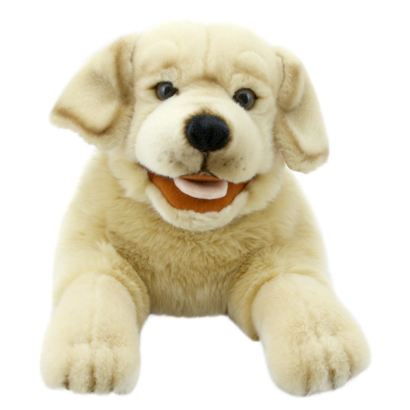 The Puppet Company Playful Puppies Labrador - Yellow Hand Puppet,