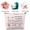 BNQL Dentist Makeup Bag, Dentist Gifts for Women, Dental Hygienist,