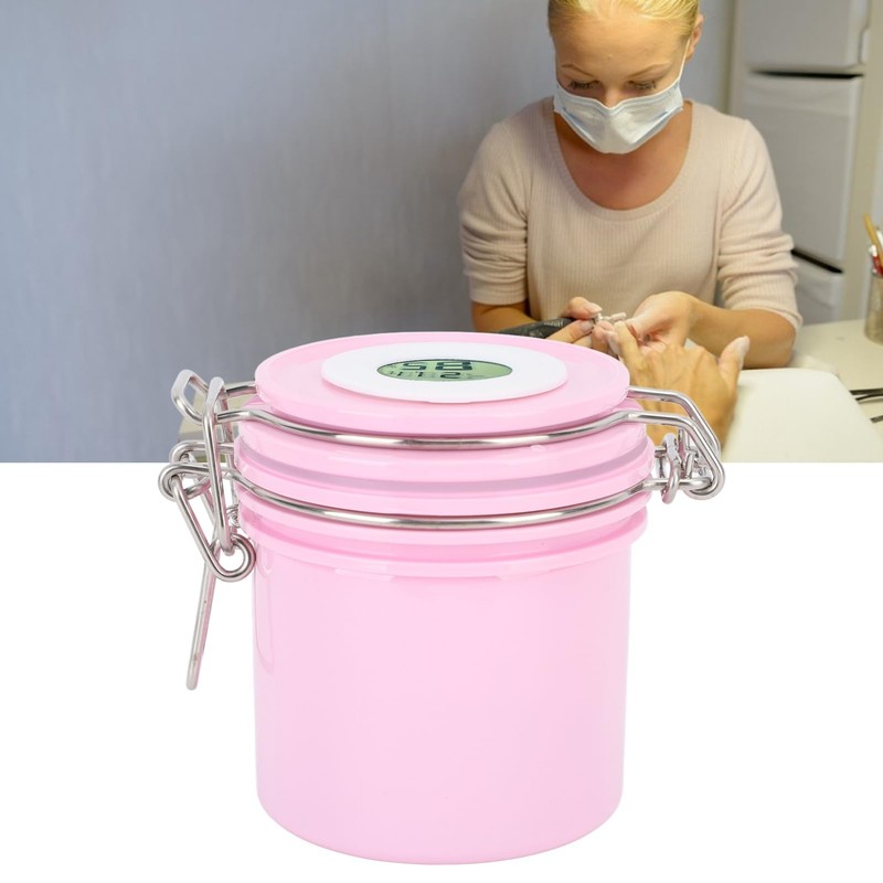 Caja de Almacenamiento de Pegamento para Pestañas, Recipiente de Almacenamiento