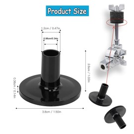 MEISO Pack of 15 Cymbal Sleeves, Cymbal Stand Sleeves, Cymbal Sleeves for Drum Cymbal Stands, Drum Cymbal Sleeves, Plastic Cymbal Holder, Replacement Accessories for Shelf Drum