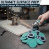 Lauco 3" 24 Grit Quick Change Zirconia Coarse Cut Grinding