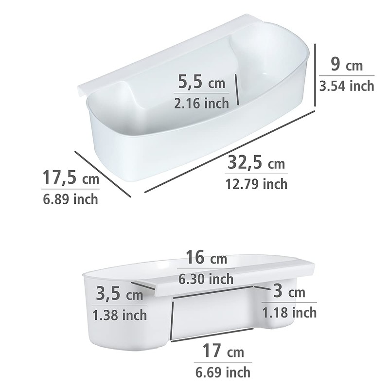 Wenko 7730100 Collecting pan for kitchen waste - including scraper,