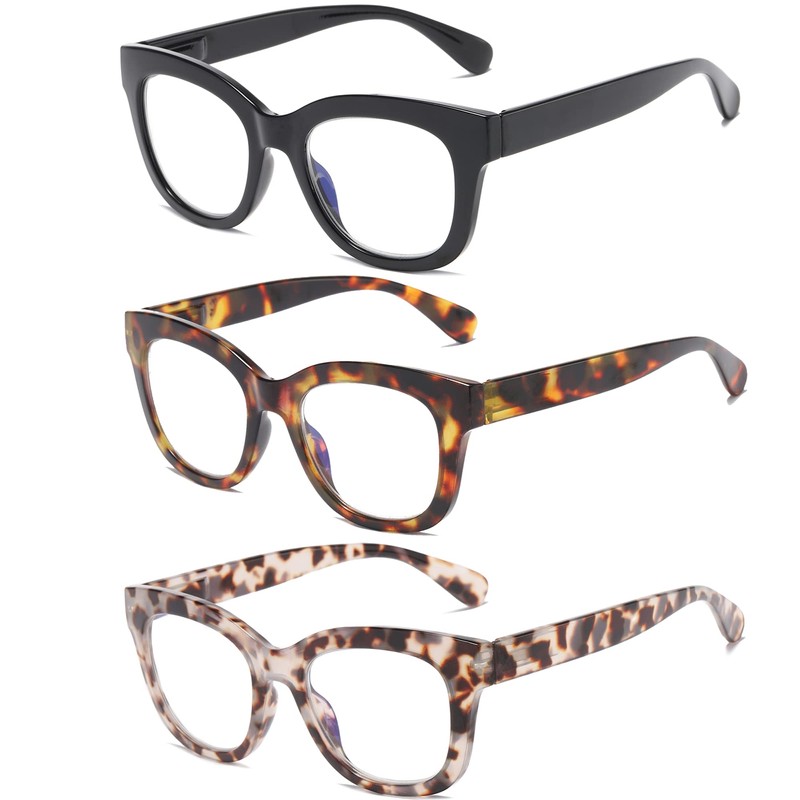 Oversized Reading Glasses For Women Blue Light Blocking Computer Readers