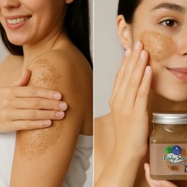 Exfoliante Facial Y Cuerpo 350ml Hidrata Aclara Quita Arruga                                                                                          