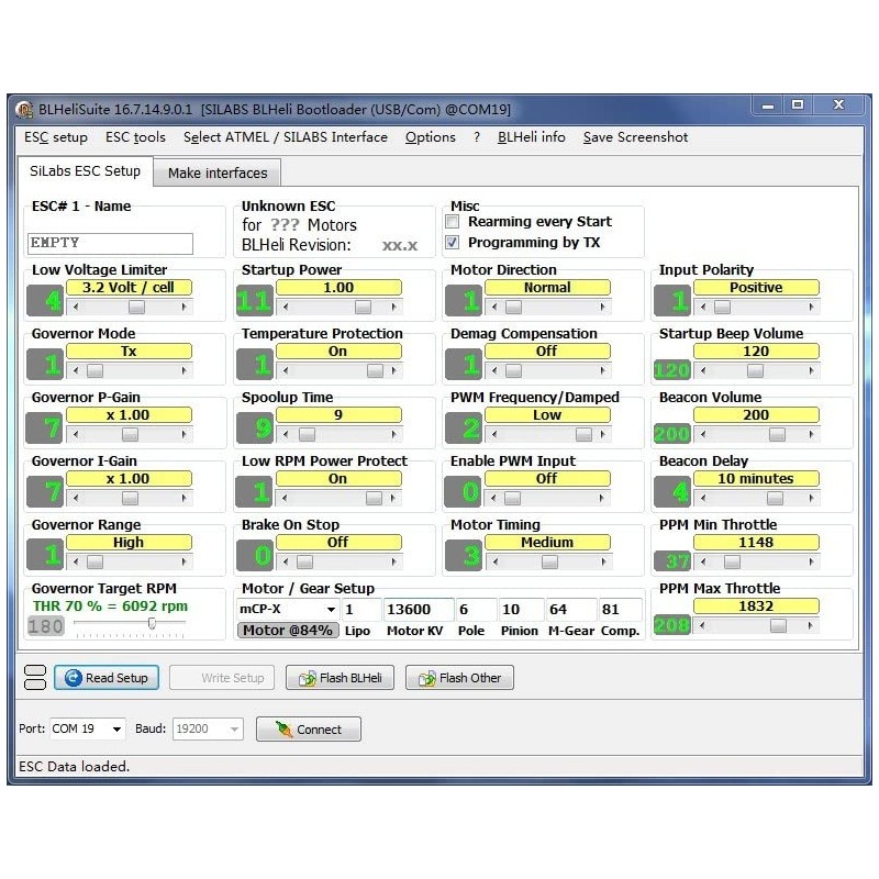 FLASH HOBBY BL32 USB Linker Brushless ESC Open Source Speed