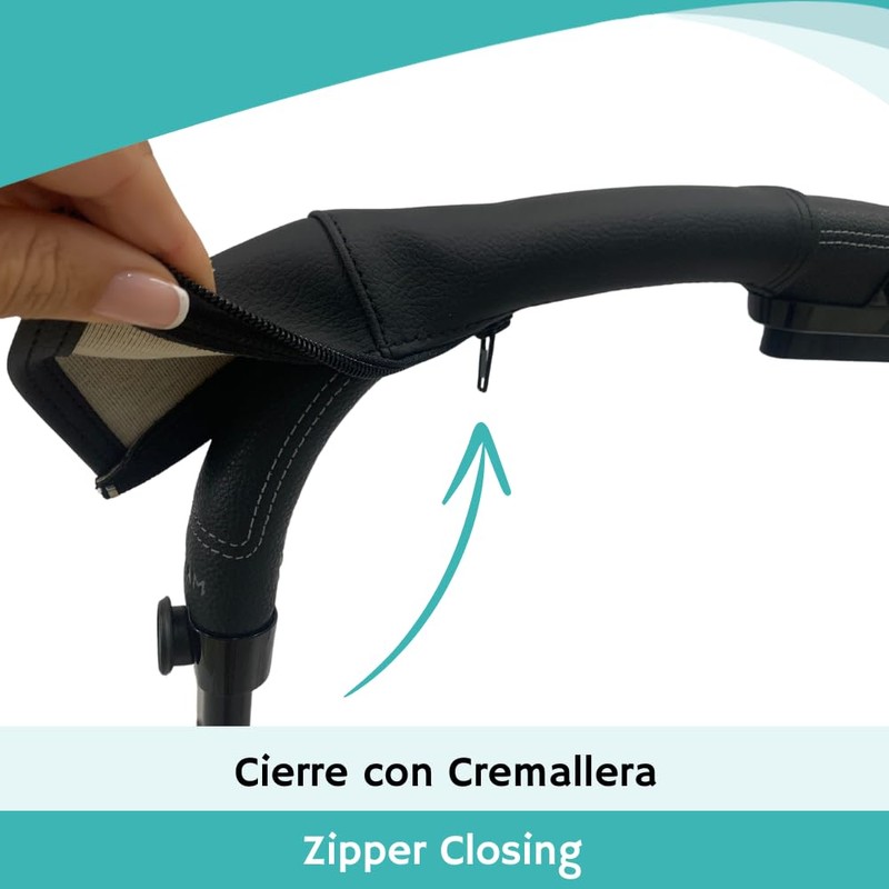 PROTEC TIF Cybex Priam Synthetic Leather Handlebar Covers