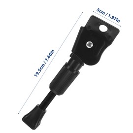 COHEALI 14 Electric Car Footrest Racks Sturdy Stand Bike Kickstand Side Stand Mounts Kickstand for Bike Stand Kick Bike Stands Bicycles Bikes Bike Rack Black