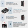Puroma TSA Approved Luggage Locks, 4 Digit Combination Travel Cable