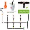 VooGenzek 282 Pieces 4/7 mm Irrigation Connector, Hose Connector for