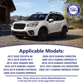 Hawk Brother Rear Control Arm, Replacement For Rear Lower Lateral Forward Control Arm with Ball Joint Suspension Kit Compatible With 2009-2018 Subaru Forester, 2016-2021 Subaru Crosstrek - 2 Pcs