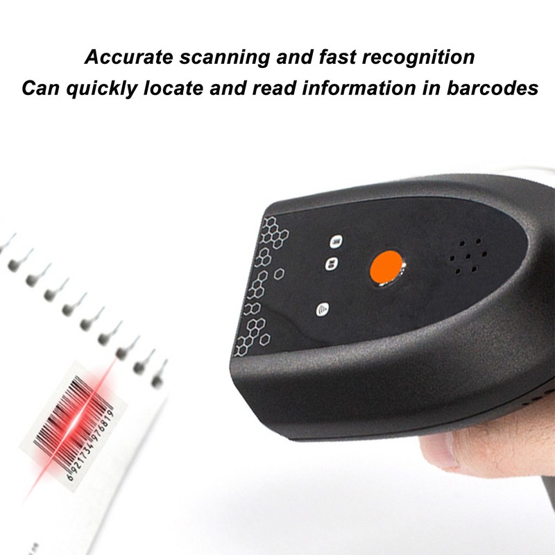 Wireless Barcode Scanner 2.4G Bluetooth IP54 1D 2D Bar Code