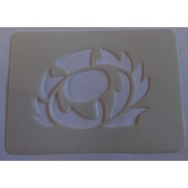 2 x Scottish Thistle face painting stencils reusable many times Scotland 6 nations rugby football sport Euros 2016 cricket
