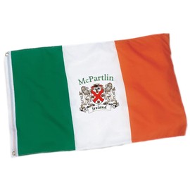 McPartlin Irish Coat of Arms Flag - 3'x5' Foot