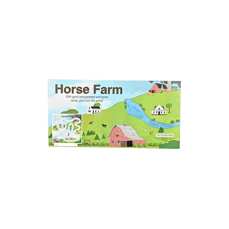 Horse Farm Board Game by Shetler Brothers