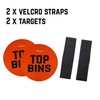 Top Bins Football Shooting Target, Football Gift, 2 x 9