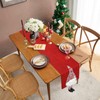 Betylifoy Christmas Santa Gnomes Table Runner with Long Legs Xmas