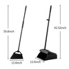 Eyliden Commercial Angle Broom and Dustpan Combo, with Long Handle,
