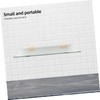 COHEALI 10pcs U Shaped Glass Shelf Brackets Durable Frameless Support