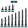 1/2 x 2-1/2" Black Hex Head Lag Screws Bolts (8