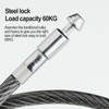 Steel Cable Rope Locks with Combination High Security 4-Digit Combination
