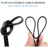 HUAZIZ Modular Cable Telephone Cable RJ11 Modular Cable Flat Cable