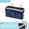 Loghot Bedside Caddy/Bedside Storage Bag Hanging Organizer for Bunk and