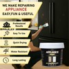 Meuvcol Appliance Paint, 35 Floz Black Appliance Epoxy Paint For