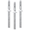 3 Pieces 6 Inch 15 cm Pocket Ruler Flexible Precision