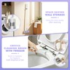 Hands Free Flat Mop with 63" Long Handle, Clamp Mop,Click