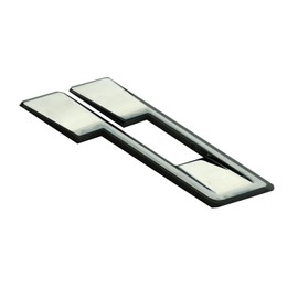 1Pc New P Emblem Car Badge Decal Sticker Replacement for Escalade ESV XTS Platinum - 23432566 (Chrome)