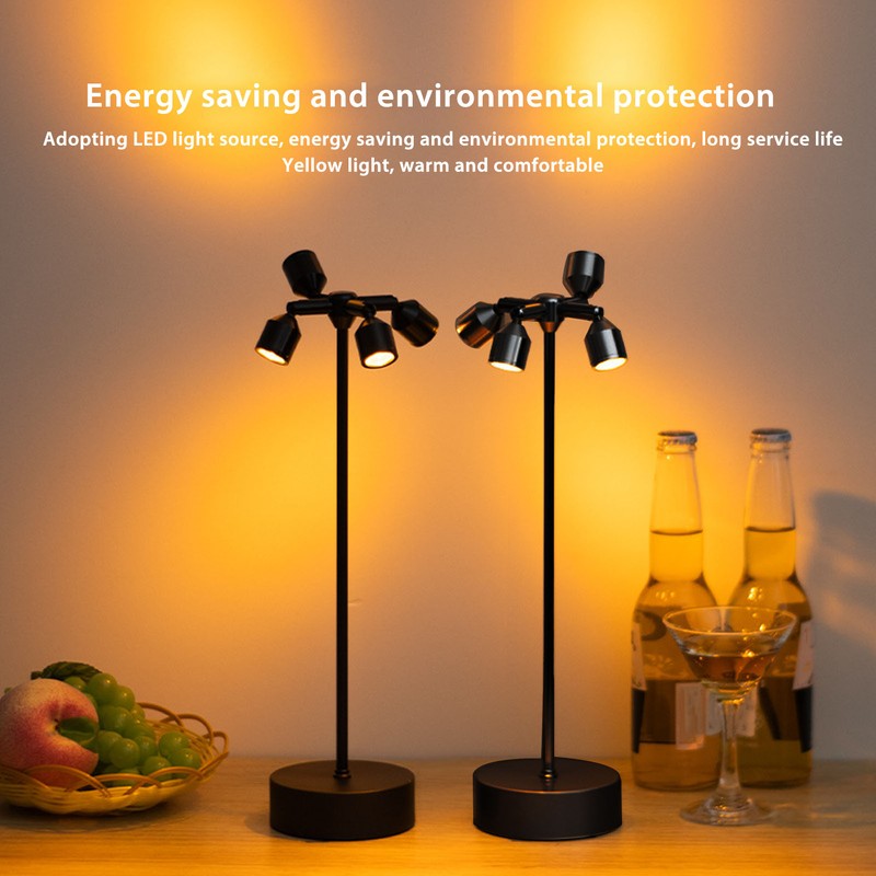 Modern LED Cordless Desk Lamp 3 Brightness Adjustable Touch Control