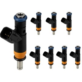 AUTO OCCASION Fuel Injectors Set of 8 Compatible with Dodge Challenger Charger Durango Ram 1500 2500 3500 Pickup Jeep Commander 5.7L Replace 05037479AA