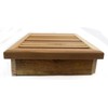 Miller Shingle Square Clear Cedar Vent, Recessed Mount - 18