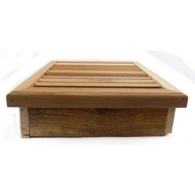 Miller Shingle Square Clear Cedar Vent, Recessed Mount - 18