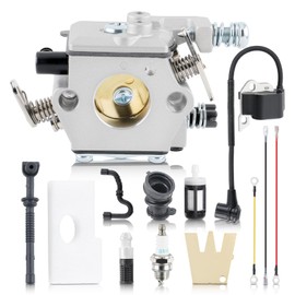 GoaMotors MS250 Carburetor Kit with Air Filter Fuel Filter Fuel Line Ignition Coil Compatible with Stihl MS210 MS230 021 023 025 Chainsaws Replace Walbro WT286 1123 160 1650 1123 120 0603