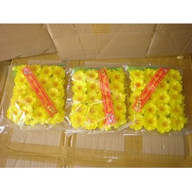 made in Vietnam Plastic Artificial Yellow Apricot Flower (HOA Mai) 3 Bags